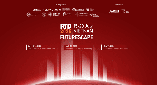 [RTD 2026] Hội thảo Khoa học Quốc tế “Resilience by Technology and Design” chủ đề: FutureScape - Thiết kế Tương lai