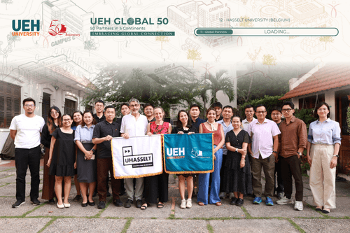 [UEH 50 Global Partners] UEH và Đại học Hasselt: Kết nối bền vững và mở rộng hợp tác liên ngành
