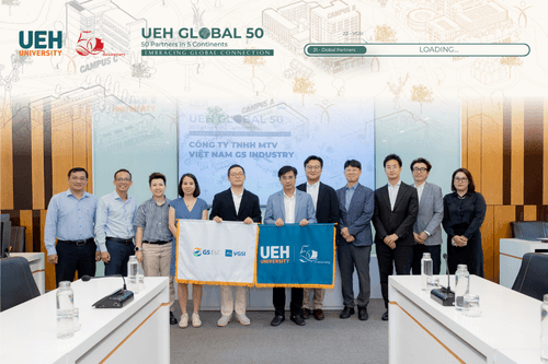 [UEH 50 Global Partners] UEH ký kết hợp tác cùng Công ty TNHH MTV Việt Nam GS Industry thúc đẩy nghiên cứu và ứng dụng đô thị thông minh
