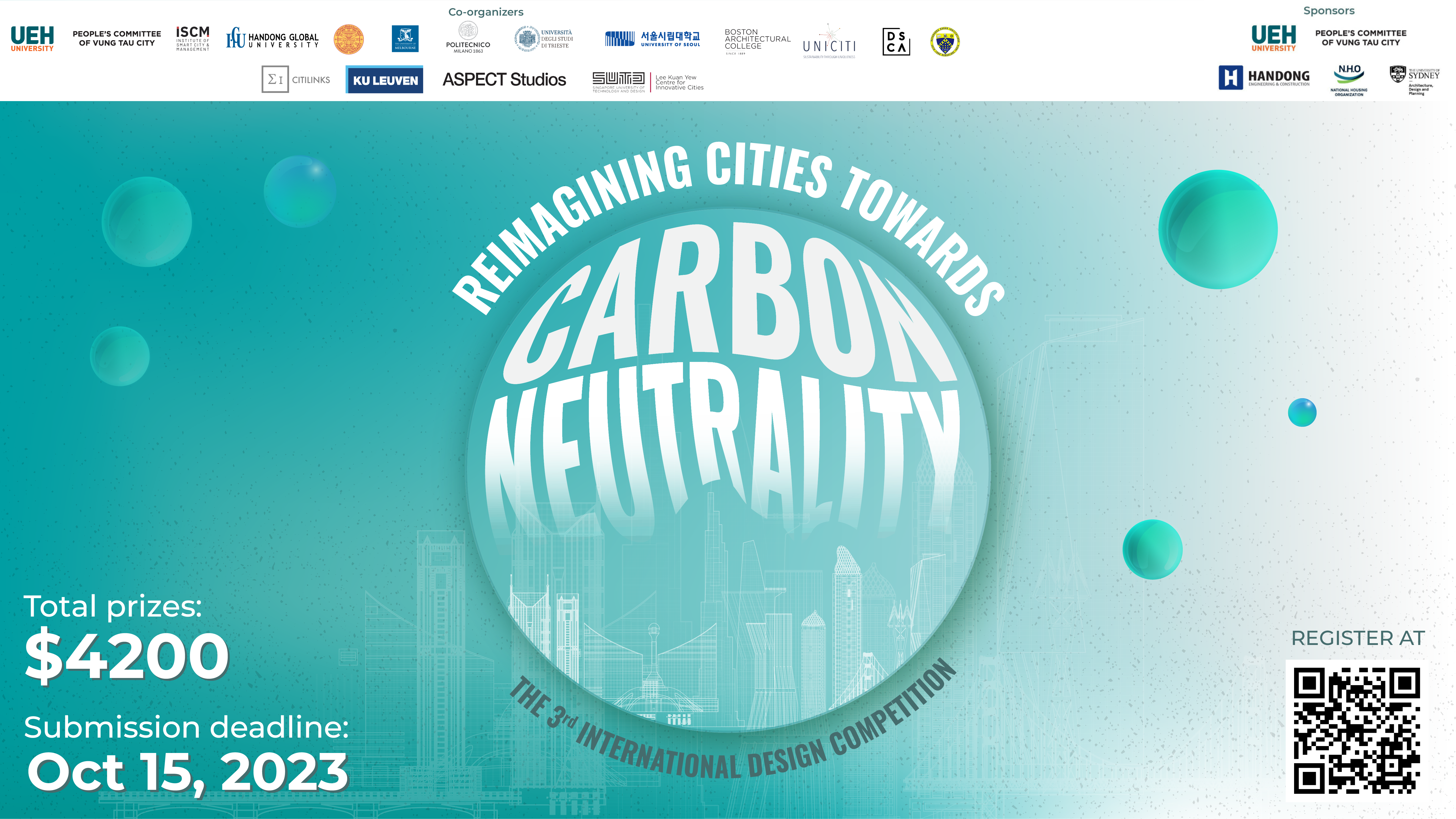 Cuộc thi thiết kế quốc tế lần thứ 3: REIMAGING CITIES TOWARDS CARBON NEUTRALITY