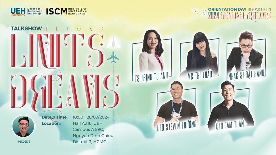 INSPIRERS OF ISCM ORIENTATION DAY 2024 - 5 DIỄN GIẢ TRUYỀN CẢM HỨNG SẼ XUẤT HIỆN NGAY TRONG ĐÊM HỘI HÔM NAY