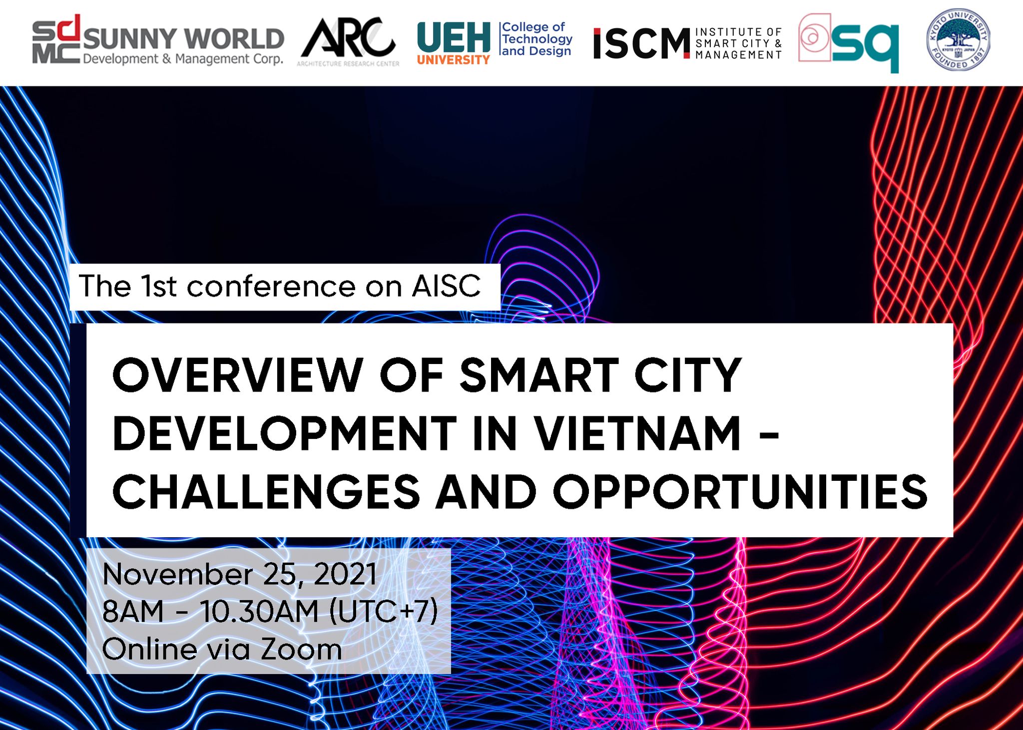 Online conference - Overview of Smart City Development in Vietnam - Challenges and Opportunities