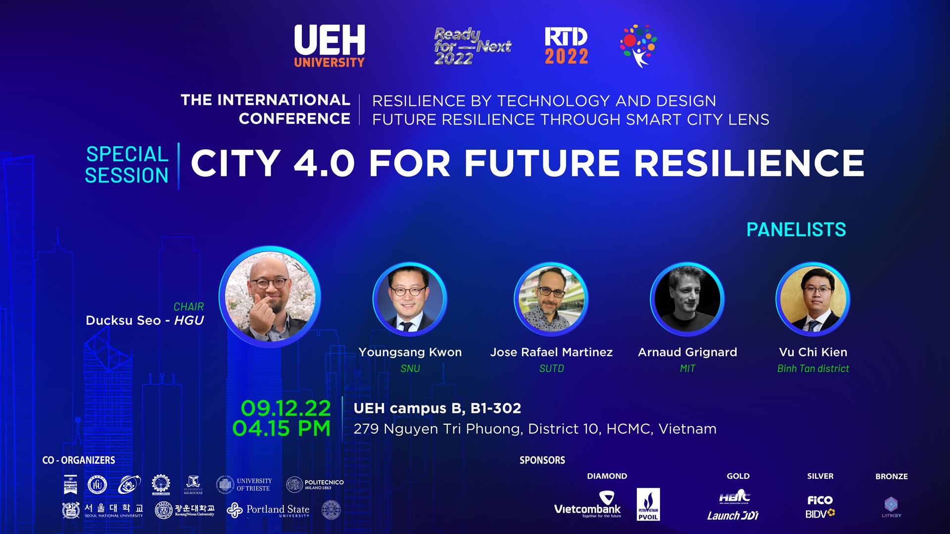 [R4N/FR] [SPECIAL SESSION] CITY 4.0 FOR FUTURE RESILIENCE