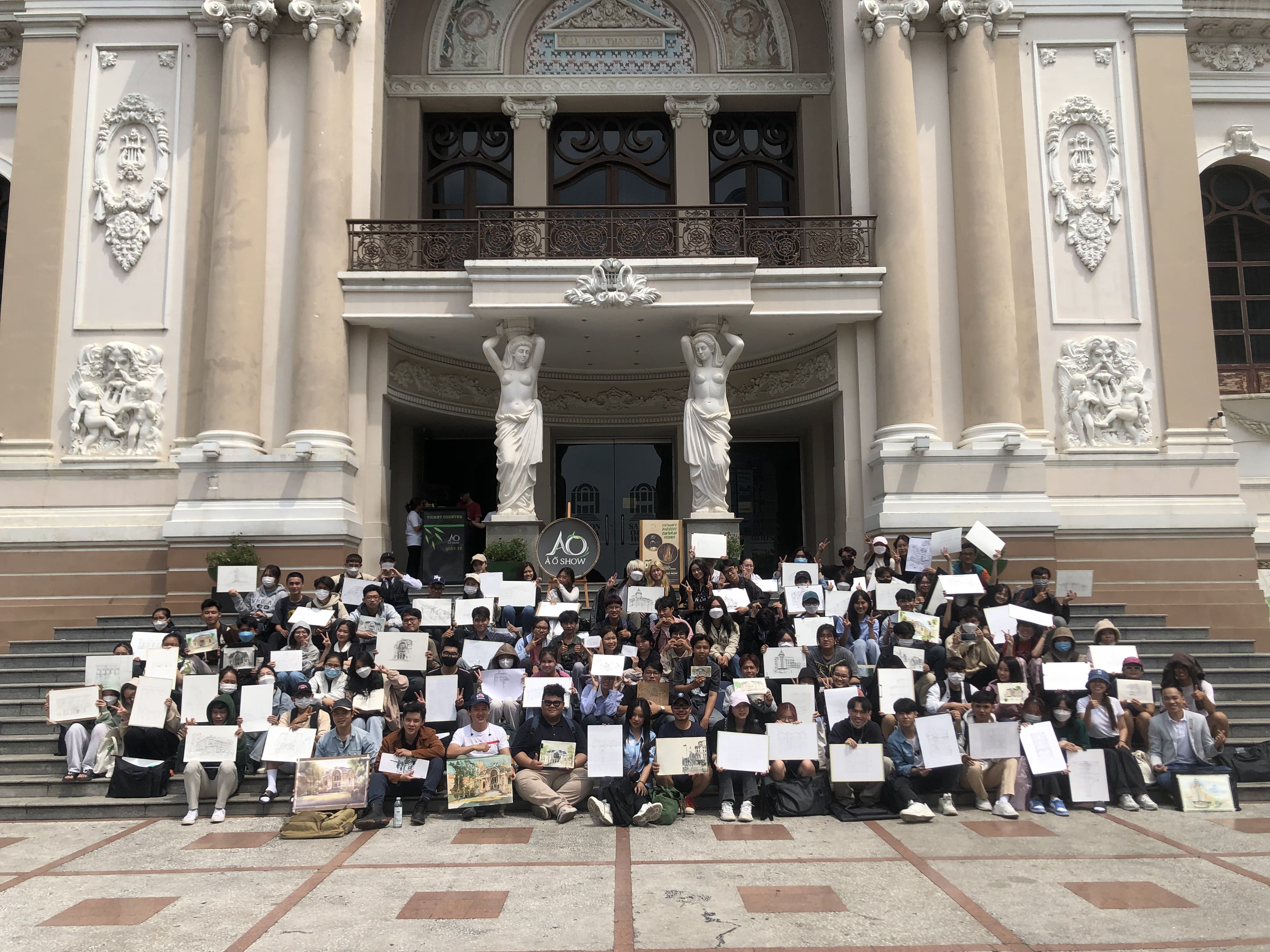 [RECAP] WORKSHOP: URBAN SKETCH AT CITY THEATER & BEN THANH MARKET, HCMC