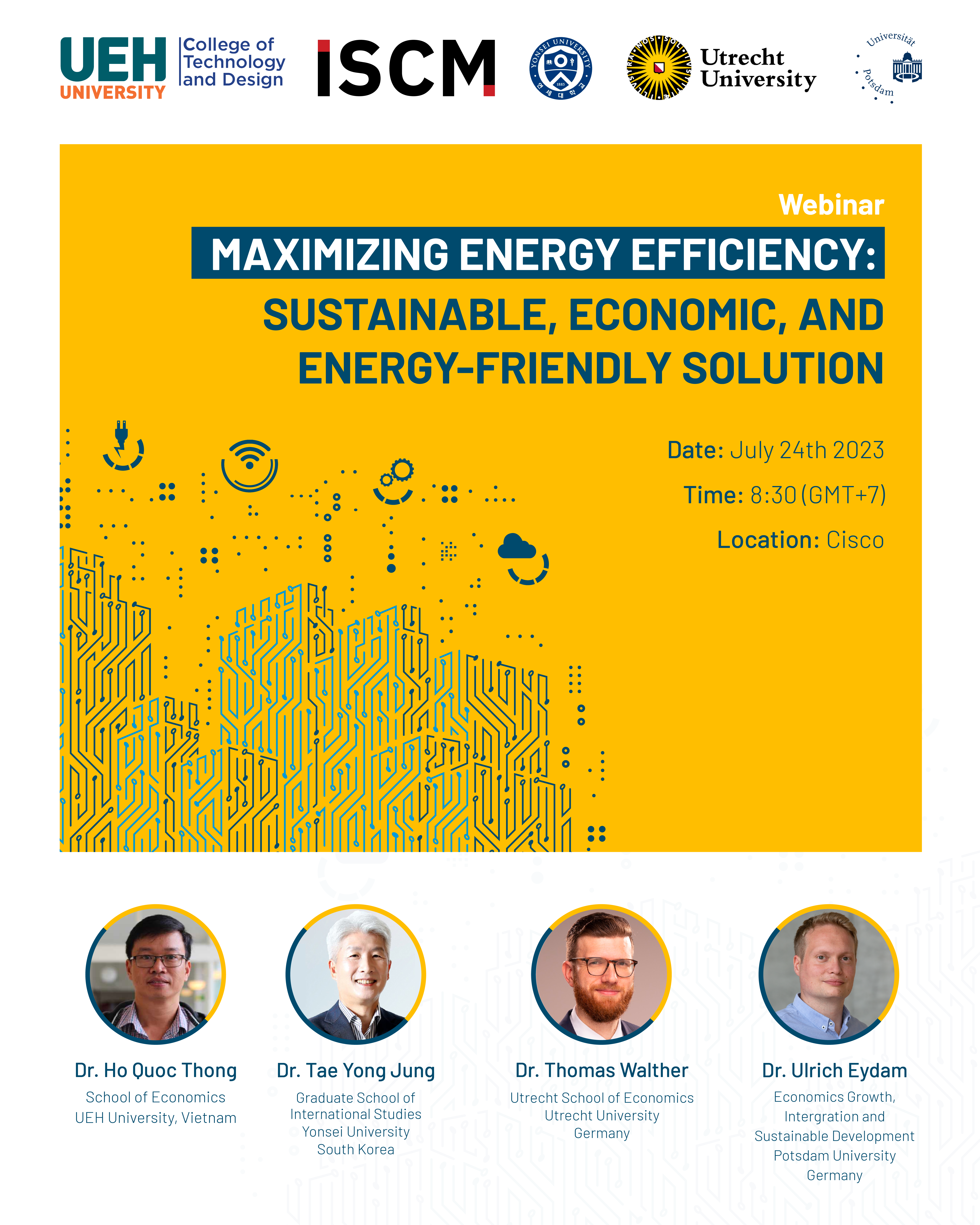 WEBINAR MAXIMIZING ENERGY EFFICIENCY: SUSTAINABLE, ECONOMIC, AND ENERGY-FRIENDLY SOLUTION