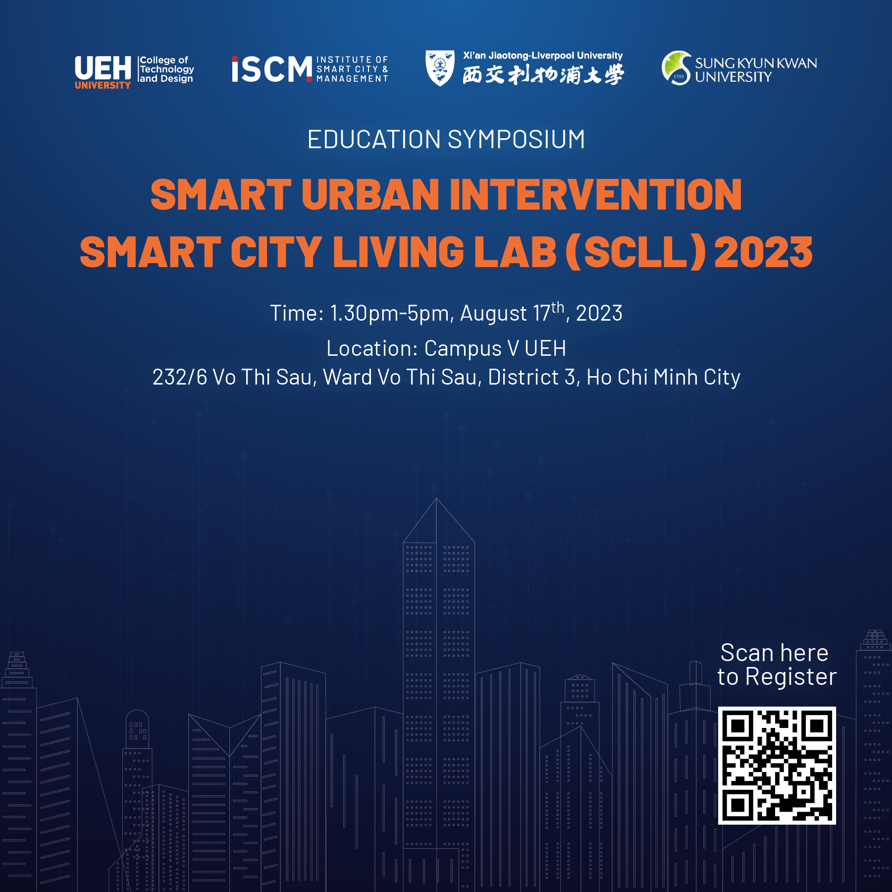 1ST SMART CITY EDUCATION SYMPOSIUM: SMART URBAN INTERVENTION - SMART CITY LIVING LAB (SCLL) 2023