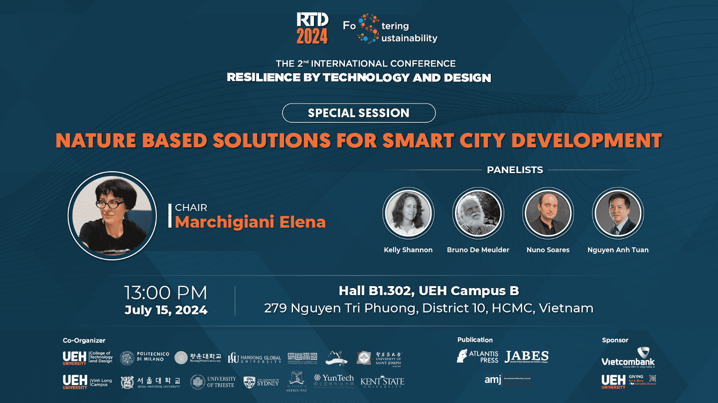 🌿✨ [RTD 2024] HIỂU VỀ GIẢI PHÁP THUẬN TỰ NHIÊN VỚI SPECIAL SESSION: “NATURE - BASED SOLUTIONS FOR SMART CITY DEVELOPMENT”