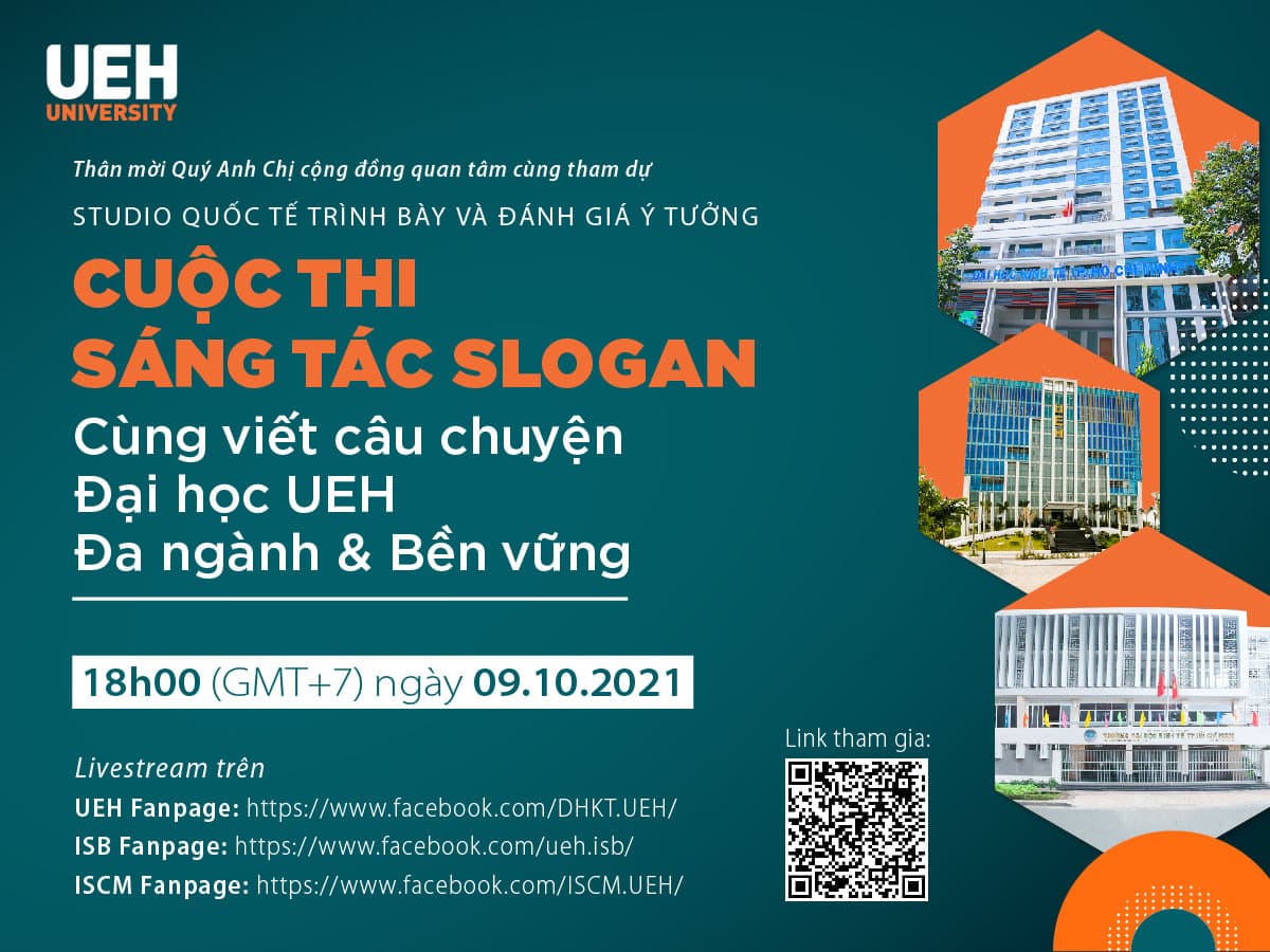 Khởi Động Cuộc Thi Sáng Tác Slogan: Cùng Viết Câu Chuyện Đại Học UEH Đa Ngành và Bền Vững