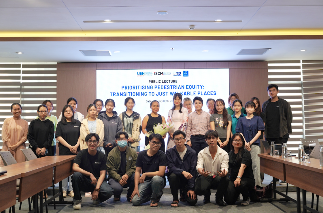[CTD LEARNING AND SHARING] BUỔI DIỄN THUYẾT “PRIORITISING PEDESTRIAN EQUITY: TRANSITIONING TO JUST WALKABLE PLACES”