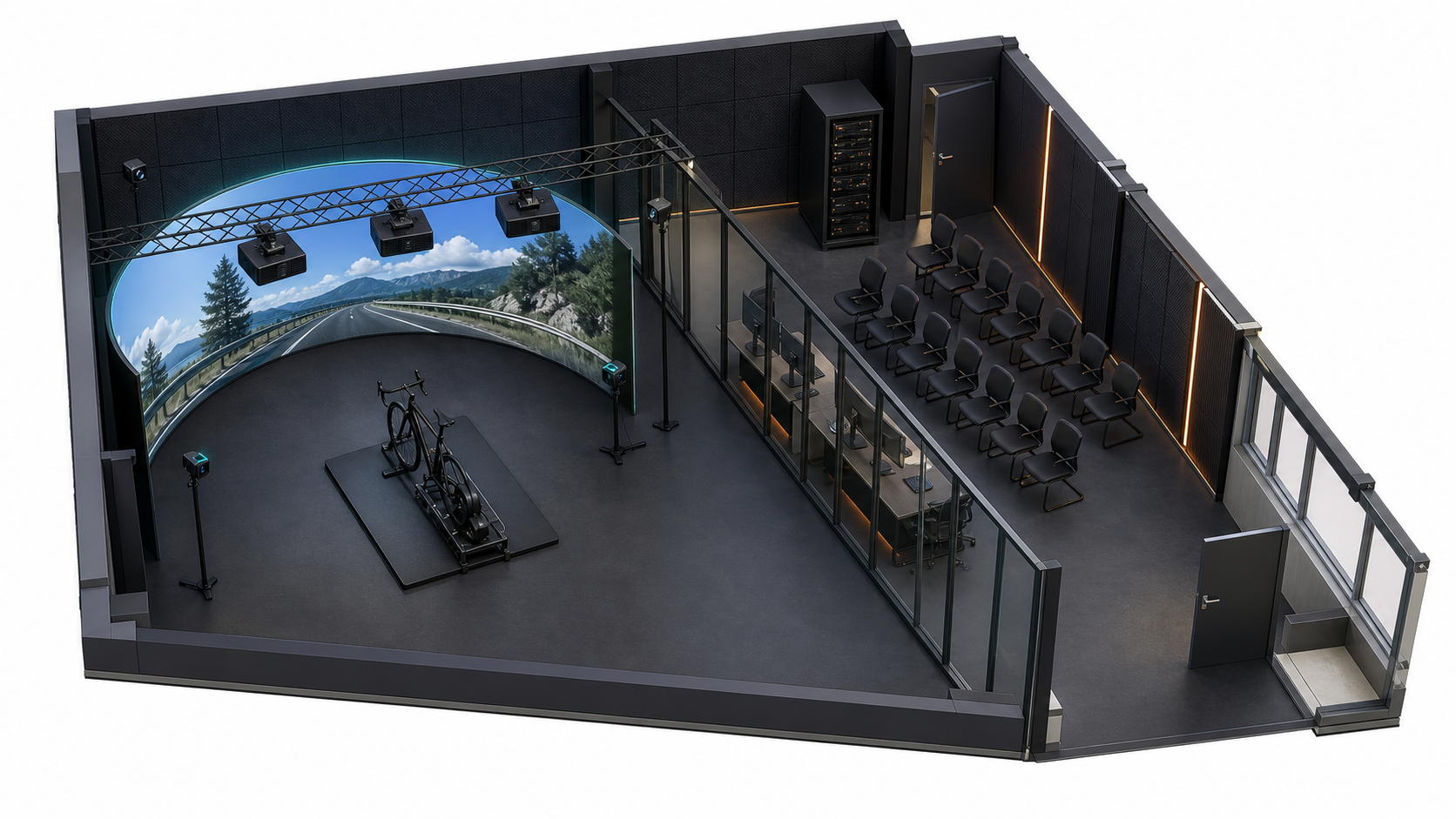 E.401 isometric lab space