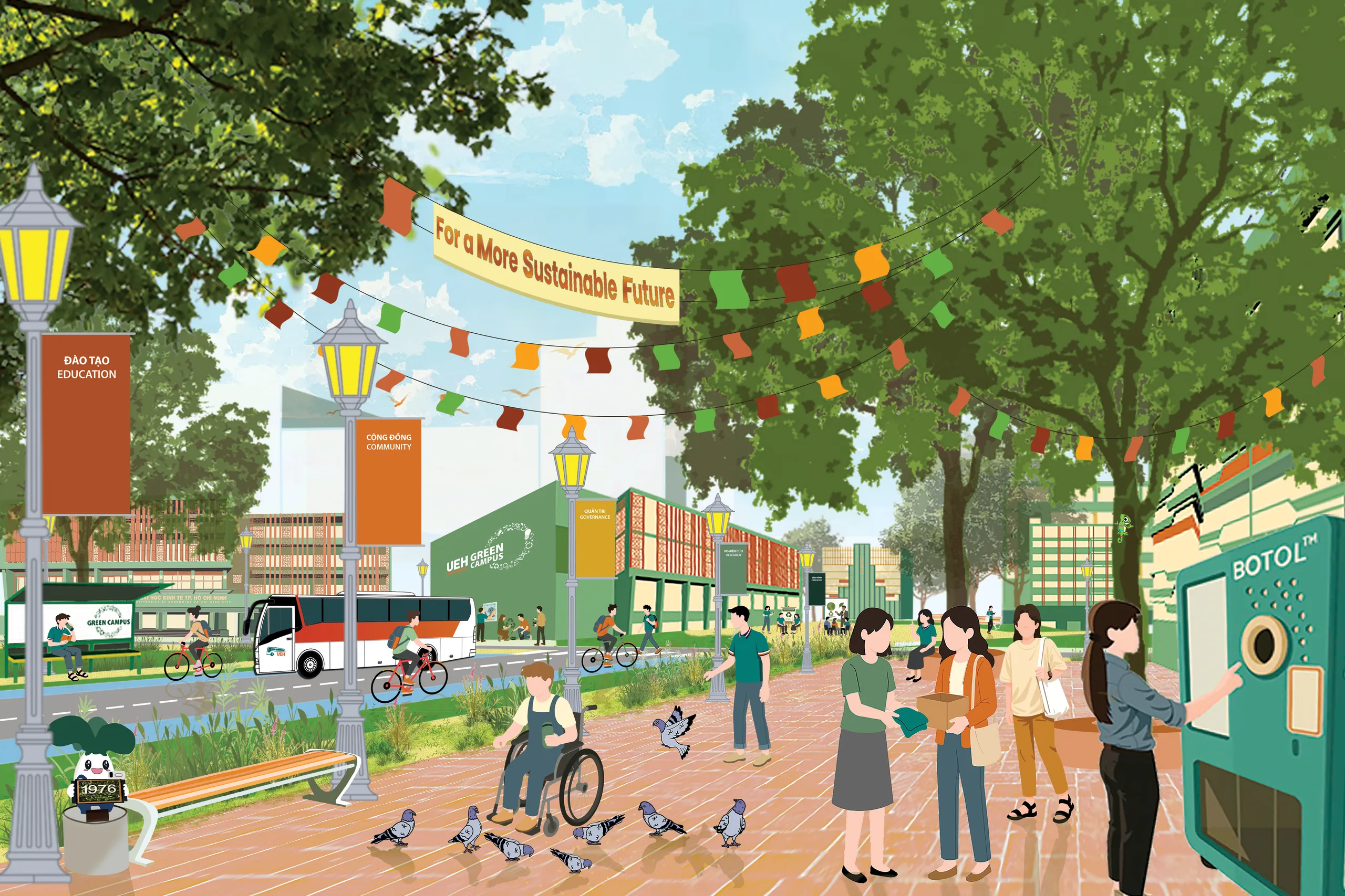 Campus A illustration